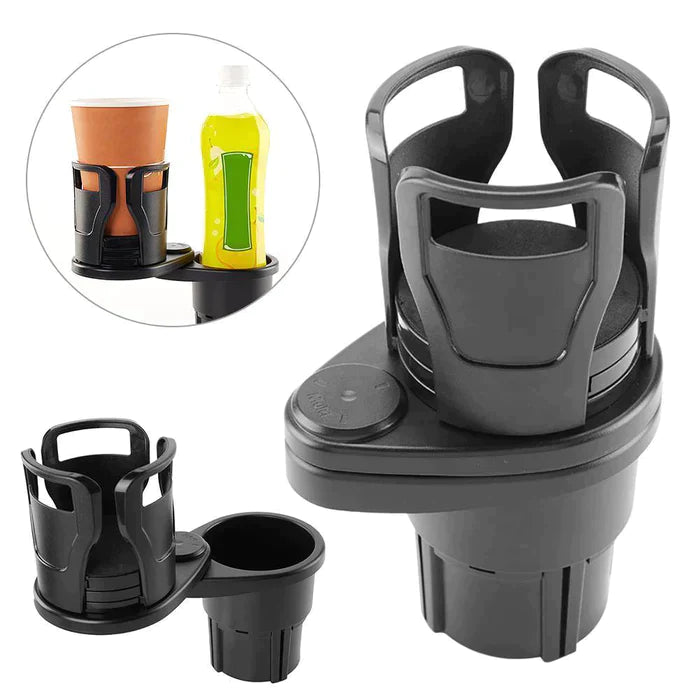 Car Drinking Bottle Holder 360 Degrees Rotatable Water Cup Holder Sunglasses Phone Organizer Storage Car Interior Accessories