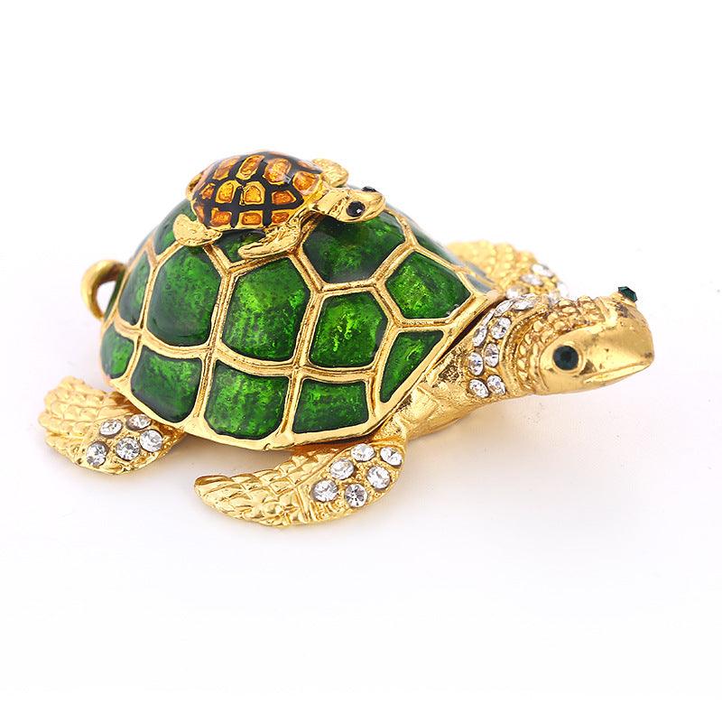 Painted turtle ornaments