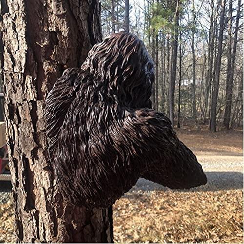 Creative Bigfoot 3D Resin Tree Decoration for Home and Garden